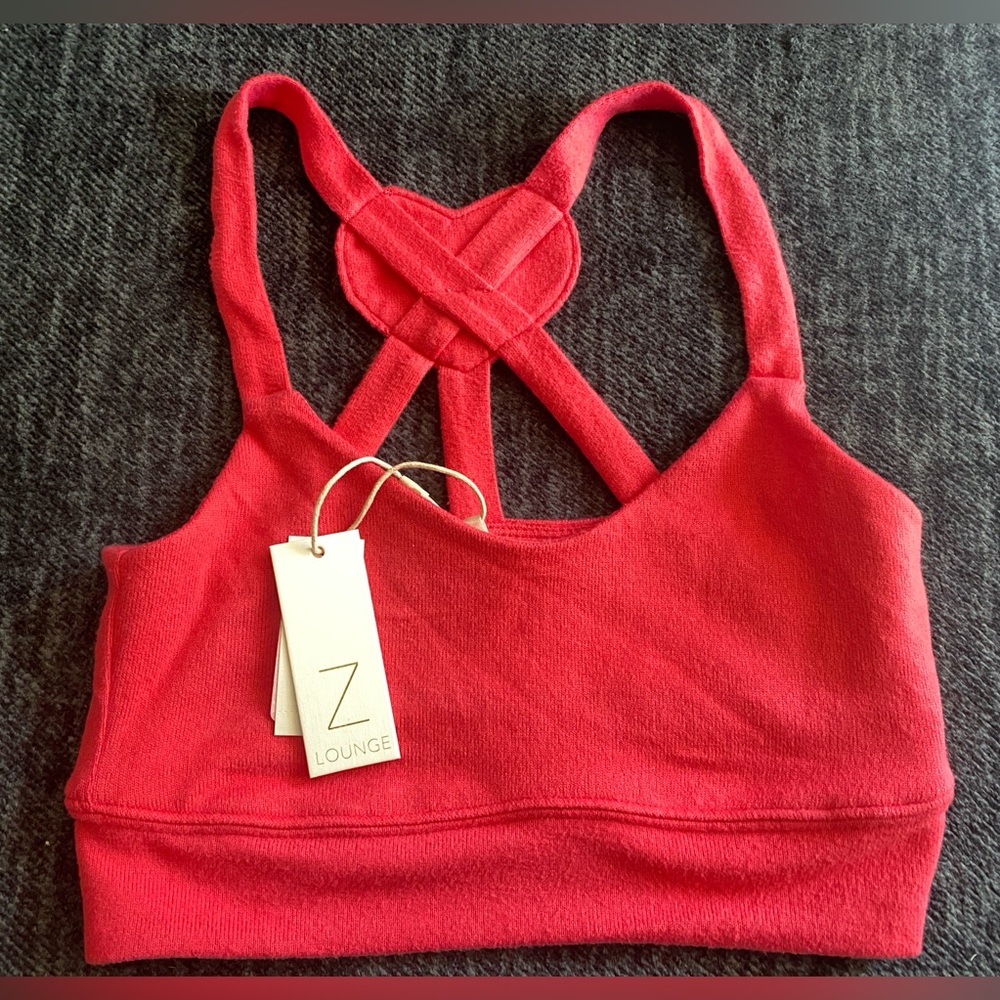 Z SUPPLY- SPREAD LOVE Tank/bra new w/tags XS